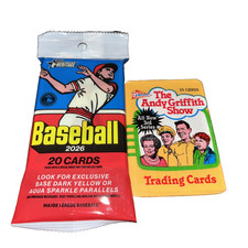 2026 Topps Heritage Baseball 20 Card Fat Pack &1991 The Andy Griffith Show Pk--