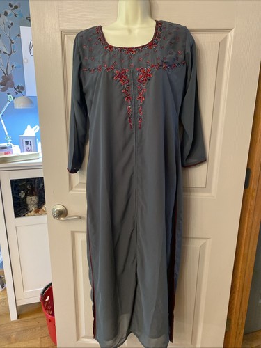 Balika Plus Kurta Indian Hand Beaded Georgette Size S??