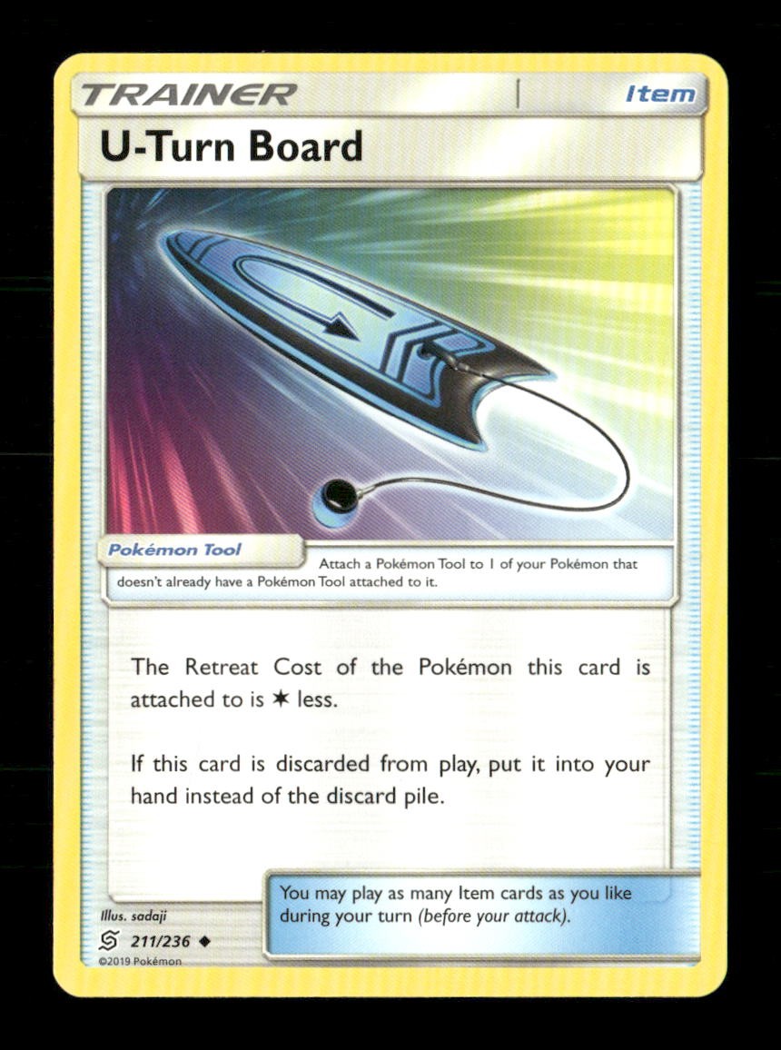 U-Turn Board 211/236 Unified Minds NM/M Pokemon