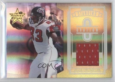 2006 Leaf Rookies & Stars Standing Ovation Green Materials Alge Crumpler 0a1