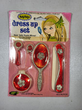 Vintage Pretty Patty Dress Up Set NOS Play Toy Accessories Mirror Comb Earrings