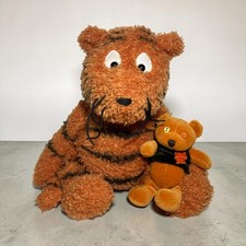 Disney Store Exclusive Classic Tigger with Teddy Bear Plush Stuffed Animal Doll