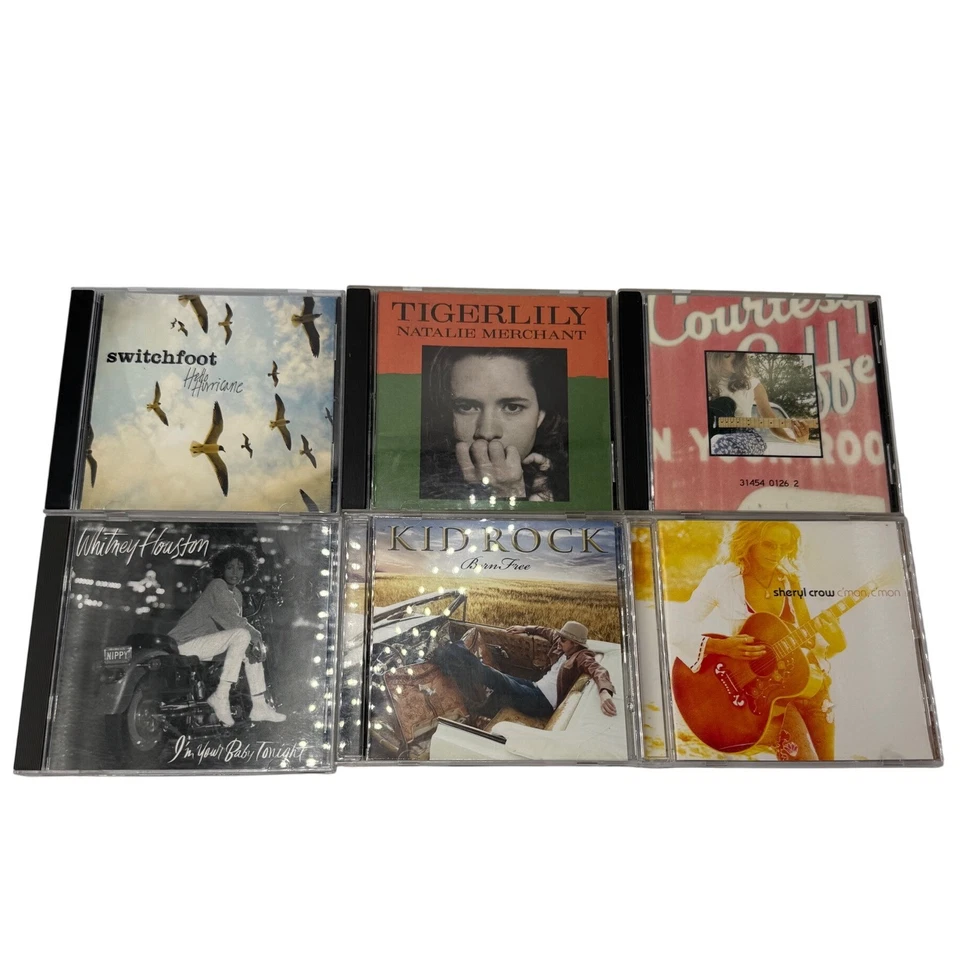 90s Y2K CD Lot: Whitney Houston, Sheryl Crow, Natalie Merchant, Kid Rock + Foto 2 de 3