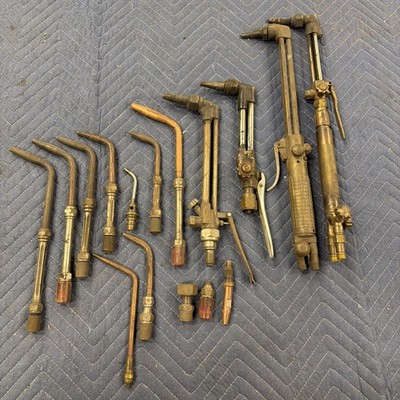 Lot Smith Victor Cutting Torch Acetylene USA Made Vintage Welding Hand Tools