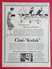 Pub presse: Appareil Photo CINE-KODAK - Chaudière PHI - Soins Dentaire ODOL 1927