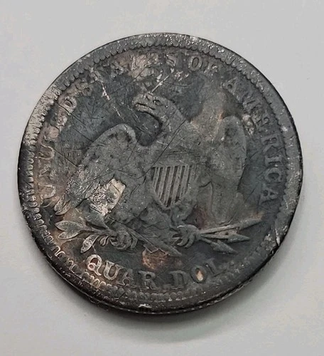 1843-P Seated Liberty Quarter — photo from the most recent tracked eBay sale