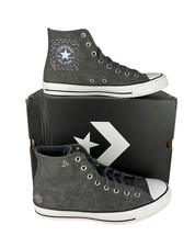 NEW Converse Chuck Taylor All Star Hi Dark Matter Gray Mens Size 11.5 A08577C