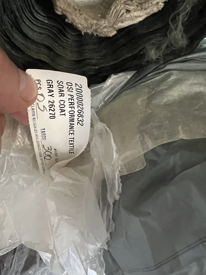 Grey Waterproof Soar Coat RipStop Nylon Parachute Material Fabric - Image 3 of 4