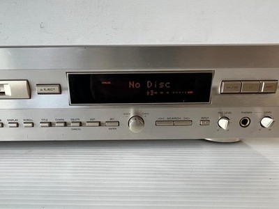 Yamaha MDX-793 MDX793 MiniDisc Recorder Player Tested No Remote