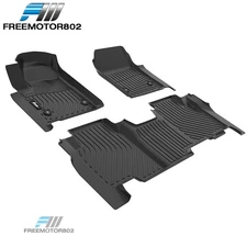 Fits 2024-2026 Chevrolet Silverado GMC Sierra EV 3D Floor Mats Liner Carpet TPE