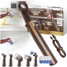 Horsepower Pocket Pony Gold Waterproof 5 Brush Heads & LED AS-SEEN-ON-TV