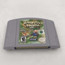 Harvest Moon 64 - Nintendo 64 (N64) Rare collectible Tested and working