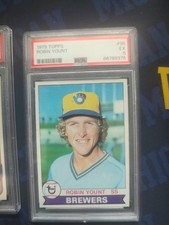 1979 TOPPS #95 BASEBALL ROBIN YOUNT MILWAUKEE BREWERS PSA 5