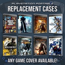 PlayStation Portable PSP Reproduction Box Cover Art New Case Choose Your Title