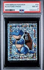 1999 Topps Merlin Pokemon Sticker #S4 SPARKLE PRISM HOLO ~ Blastoise ~ PSA 8!!!!