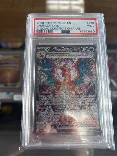 Pokemon Obsidian Flames Charizard EX Special Illustration Sir #223/197 PSA 9