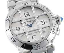 CARTIER Pasha 38 Grid Automatic Cal.191 W31040H3 TO237390 4