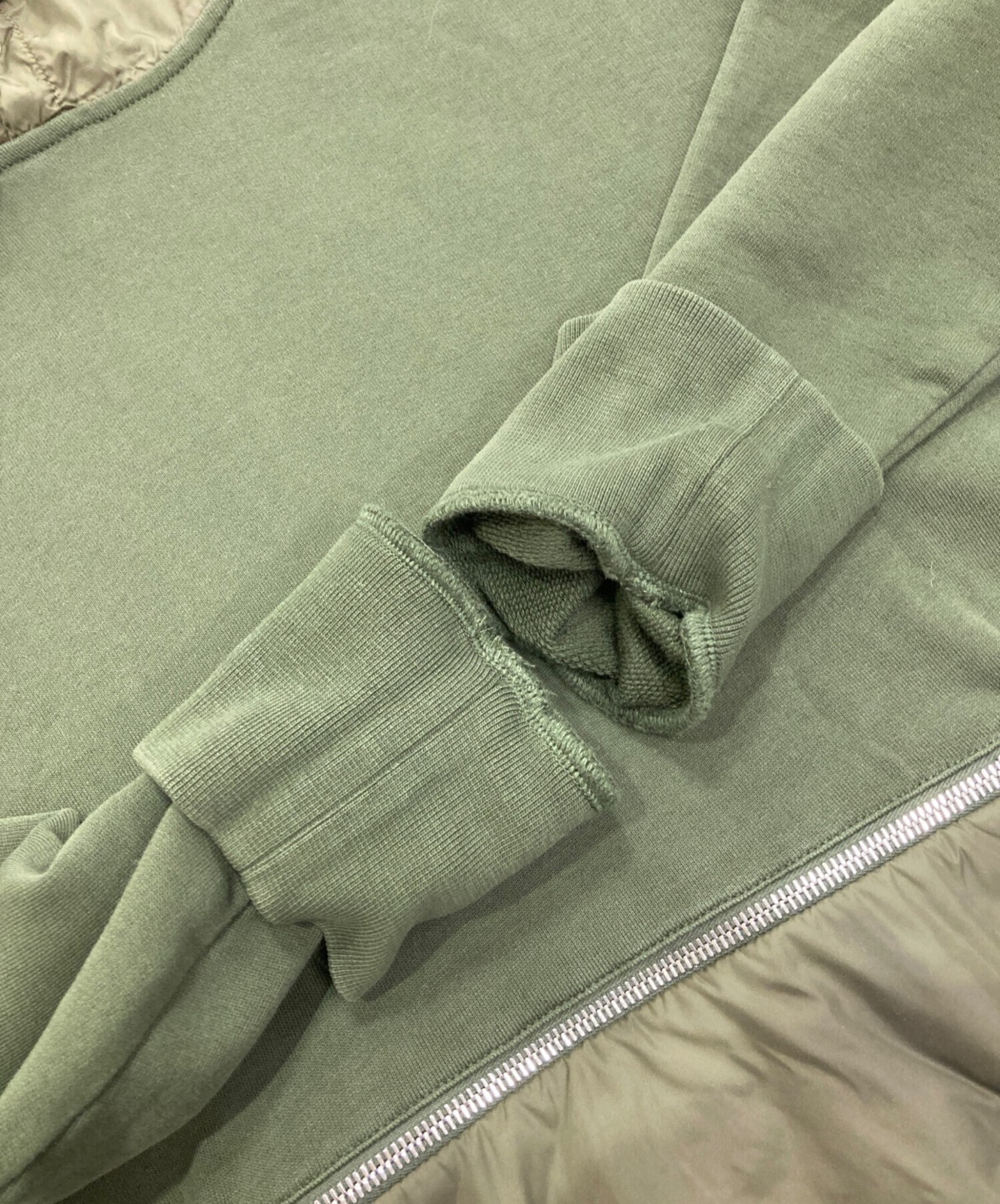 MONCLER/Nylon Switch Sweatshirt Hoodie H20918G00004 Green Size: M thumbnail 5