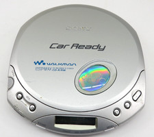 Sony CD Walkman Car Ready D-E356CK Silver Tested and Working