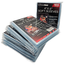 1000-Count Ultra Pro 4" x 6" Card Sleeves Protect Photos Postcards No Acid/PVC