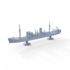 Battleship Unpainted 1/2000 Military Model Kit German Goldenfels Cargo Ship