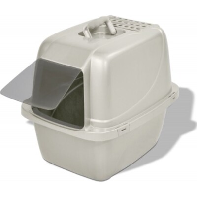Van Ness Covered Cat Litter Box, Large with flap, color neutral