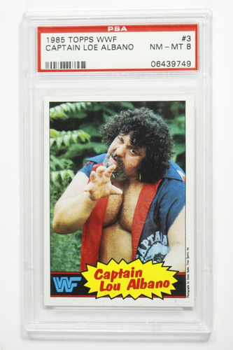 1985 Topps WWF Captain Lou Albano #3 PSA 8 NM-MT