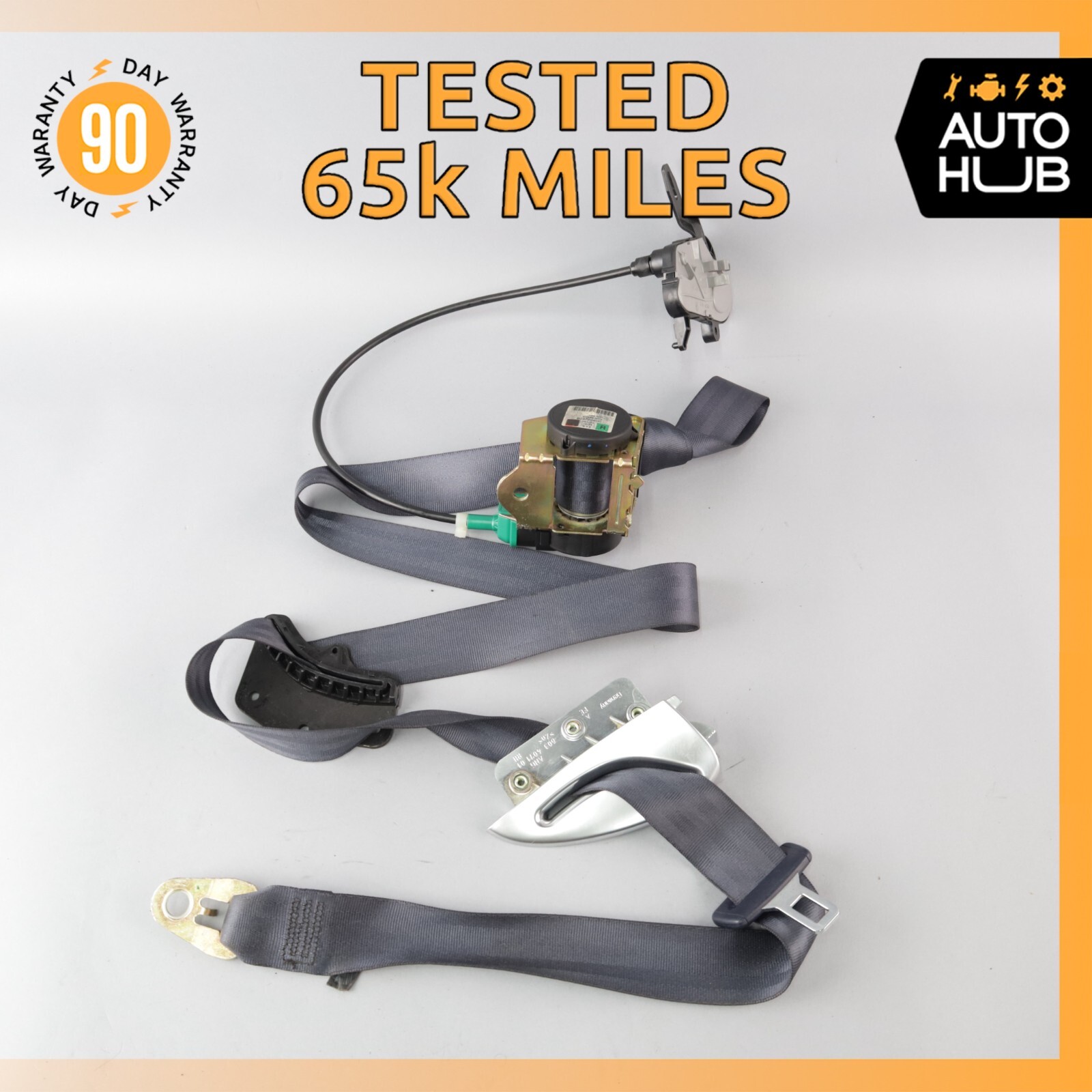 03-10 Bentley Continental GT GTC Front Right Passenger Side Seat Belt OEM 65k