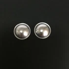 2 Pcs 17mm Paper SPEAKER DOME DUST CAP Cover Silver Shinny Finish 5.4mm Height