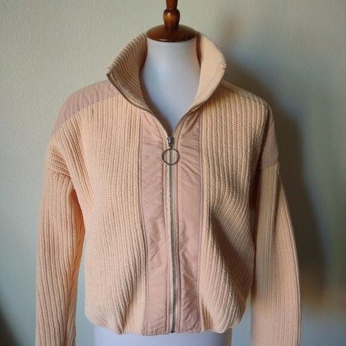 Urban Outfitters Peach Sweater Jacket 