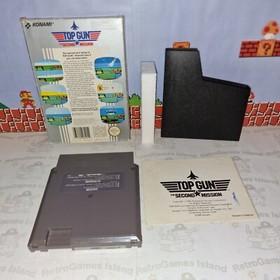 TOP GUN THE SECOND MISSION NINTENDO NES PAL A ITALIANA MATTEL CIB (2)