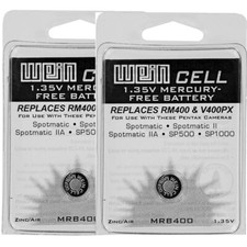 2 Pcs Wein Cell MRB400 Zinc Air 1.35V Battery RM400 EPX400