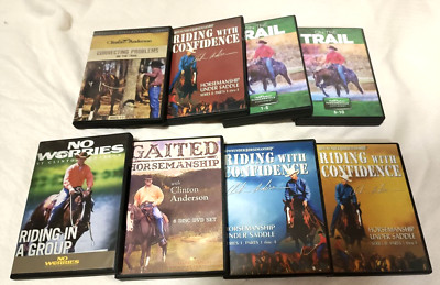 Clinton Anderson Trail and Riding Confidence Bundle 7 Courses 32 DVD's Total