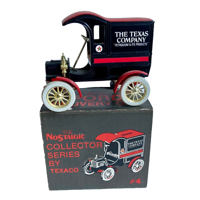 Vintage Ertl Texaco 1905 Ford Delivery Car Diecast Nostalgic Series #4 Coin Bank