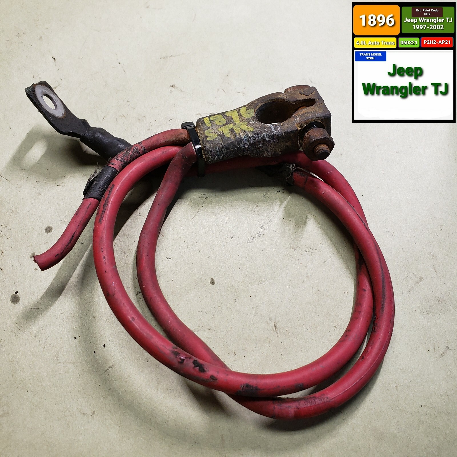 Actualizar 31+ imagen 2002 jeep wrangler battery cables Thptnganamst