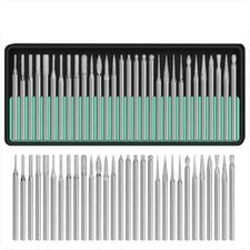 30pcs Diamond Grinding Carving Cutting Burr Bit Set For Dremel Rotary Tool stone