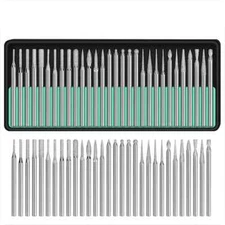 30pcs Diamond Grinding Carving Cutting Burr Bit Set For Dremel Rotary Tool stone