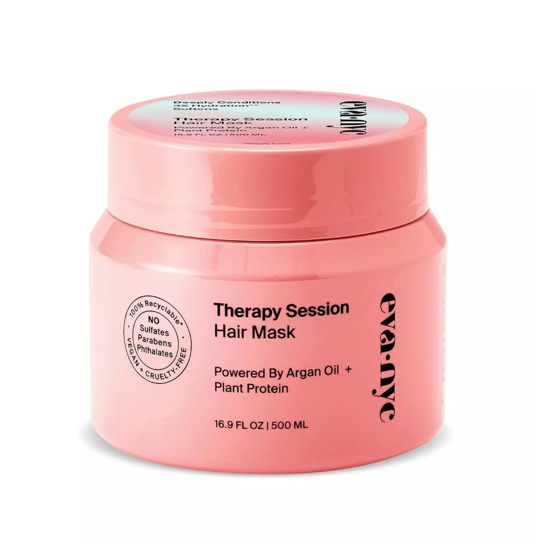 Eva NYC Therapy Session Hair Mask 16.9 FL Oz Repairs and