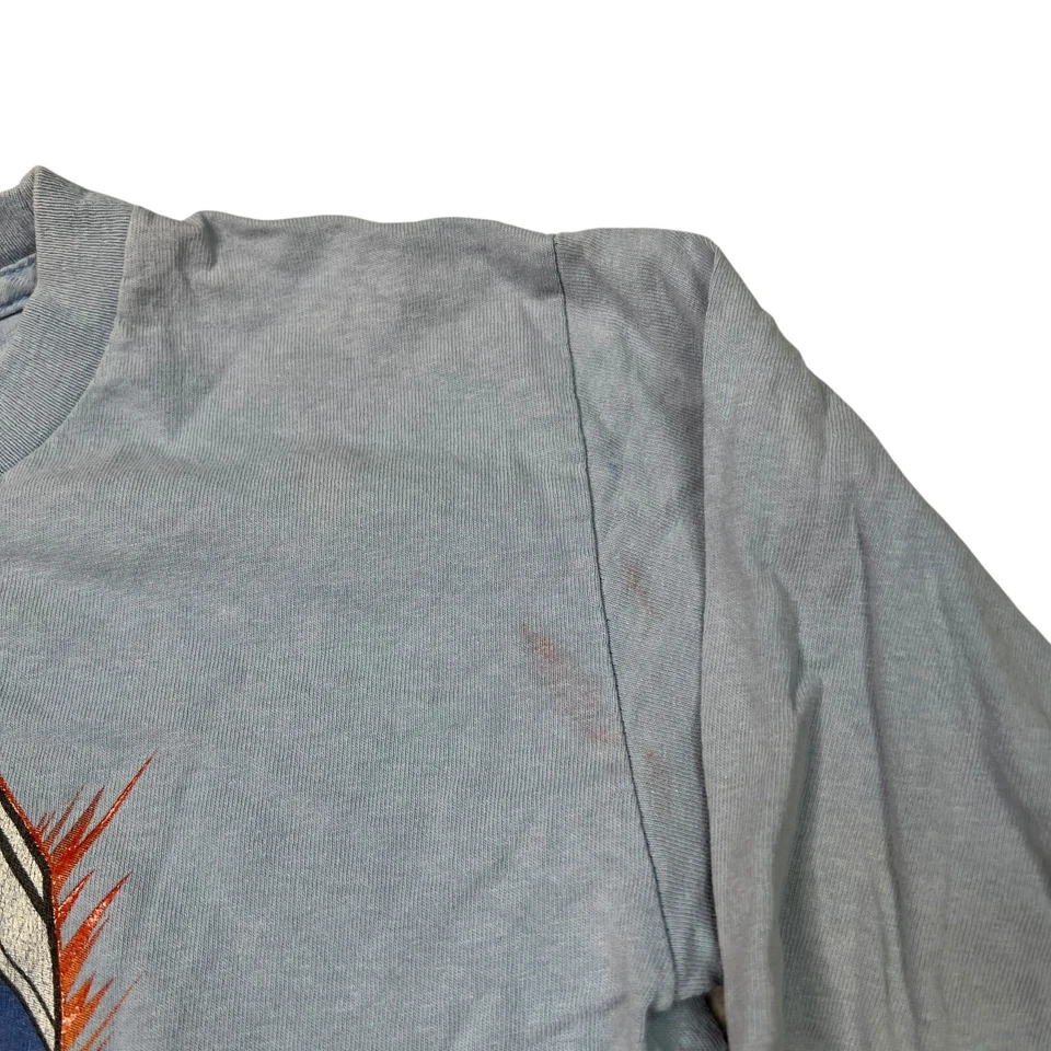 Vintage 00s Teen Titans Comics Long Sleeve Tee T-Shirt FLAW Blue Youth Small - Image 3 of 4