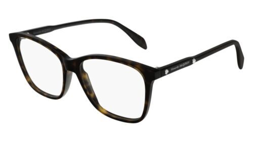 Mcq Mq0116Op 004 Gunmetal Blue Havana Authentic Eyeglasses 50-17-135 NEW ALEXANDER MCQUEEN MCQ MQ0116OP 004 GUNMETAL BLUE  main image 4