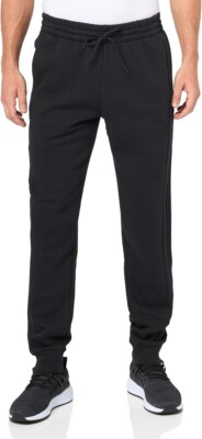 adidas Men's Essentials Fleece 3-Stripes Tapered Cuffed Pants Black size 3 XLT