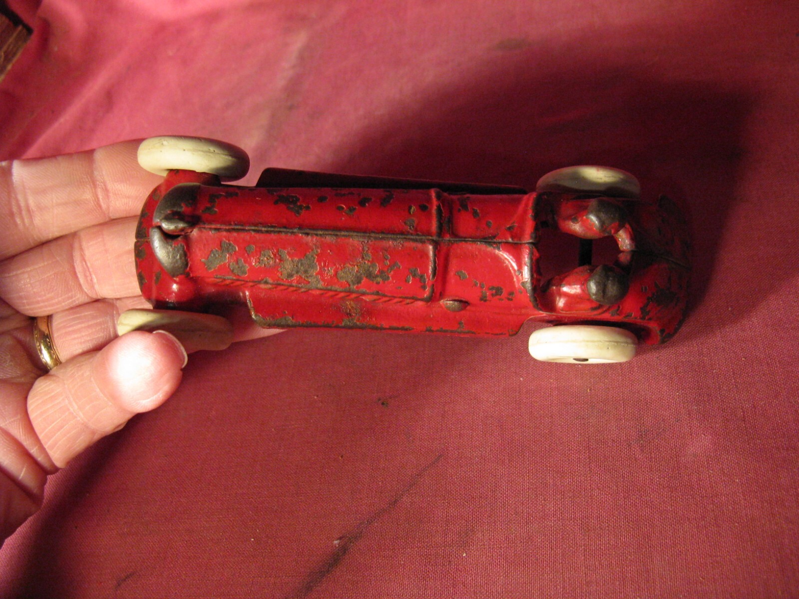 1930's Cast Iron Race Car Toy | eBay