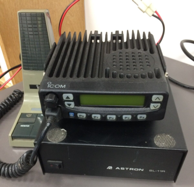 ICOM Base Station, IC-F620-2, Astron SL-11R Power, ICOM SM-25 Mic