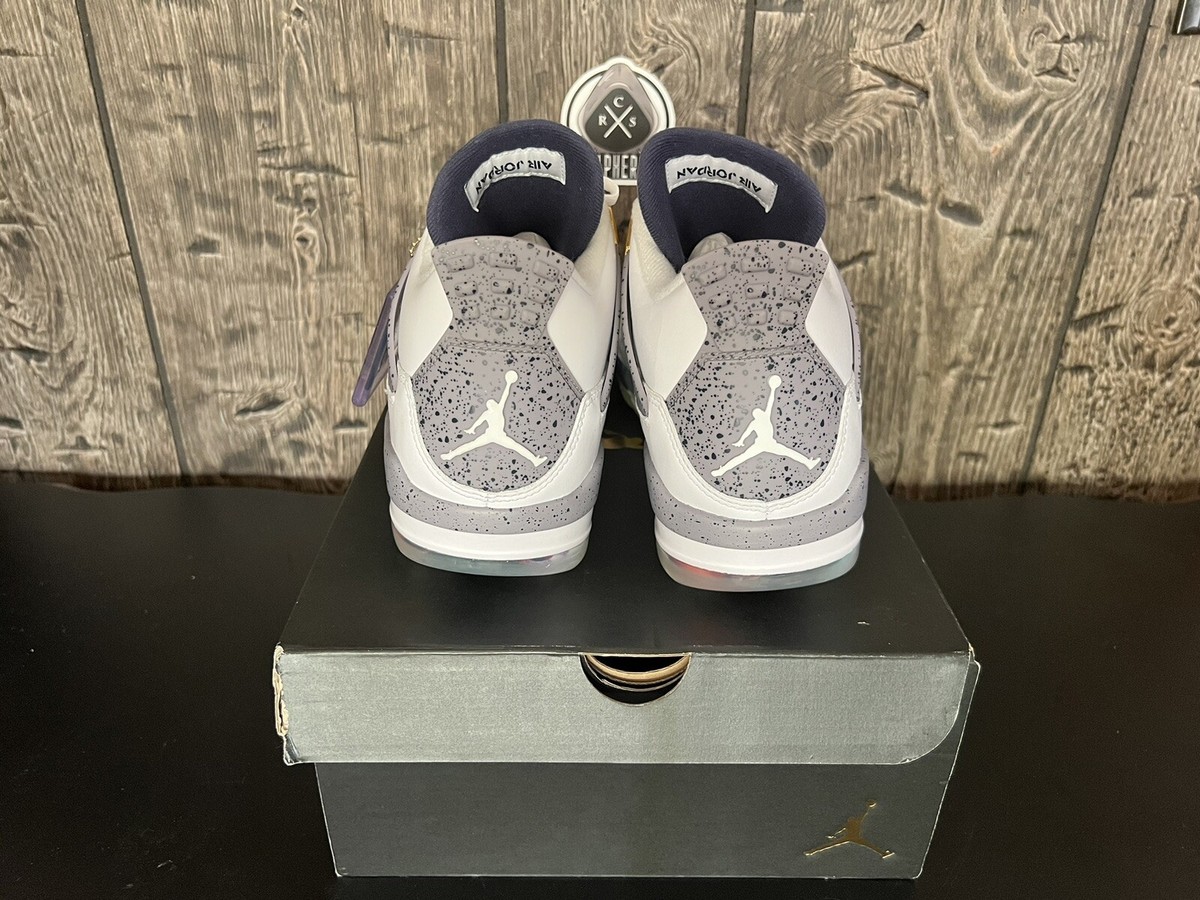 Brand New Size 10 - Jordan 4 x Eastside Golf White/Midnight Navy