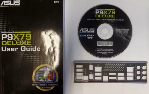 asus p9x79 Deluxe, Beschreibung, CD, Rückblech