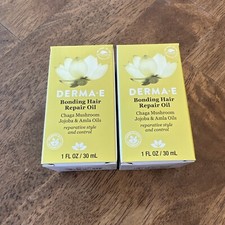 Bonding Hair Repair Oil 1 Oz by Derma e - NEW IN BOX - SET OF 2 - SAME DAY SHIP