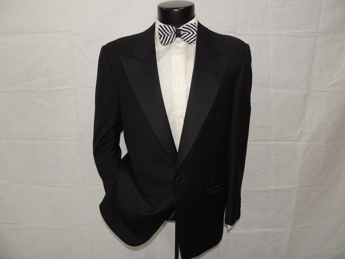 Ermenegildo Zegna Men's Wool Super 100's Peak Lapels Formal Tuxedo Jacket 40 R