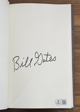 SIGNED Bill Gates Source Code: My Beginnings Book Beckett BAS COA AUTOGRAPHED