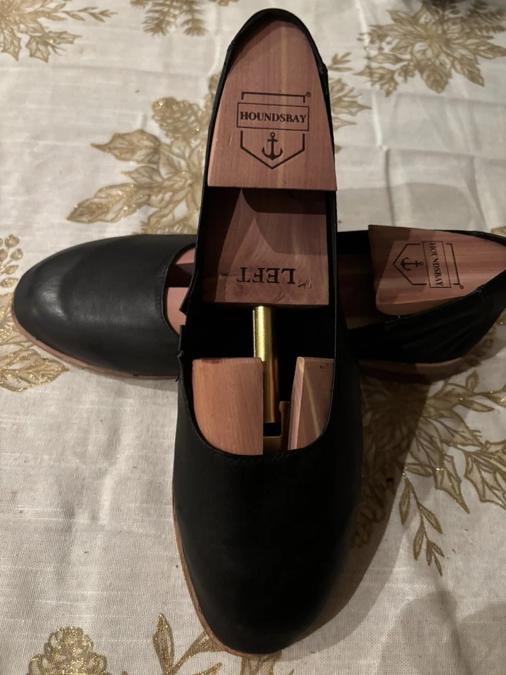 JEFFERY CAMPBELL Black Glove Leather “Jordan” Ballet Flats Size 8.5 - Изображение 3 из 4