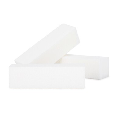 4-seitige Buffer Weiß 100/100 Grit - Perfekt für Nagelmodellage Nagelbuffer